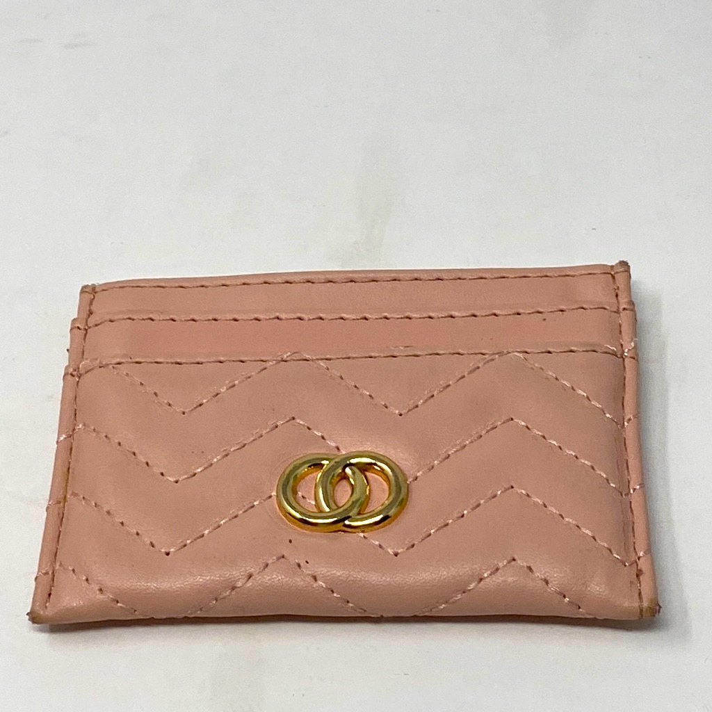 Card Holder Faux Leather Wallet